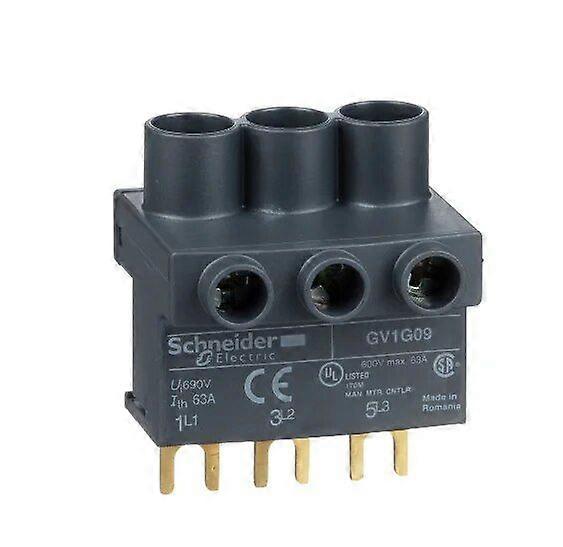 GV1G09 TeSys GV2, TeSys D & TeSys U - terminal block - 3P - from the top