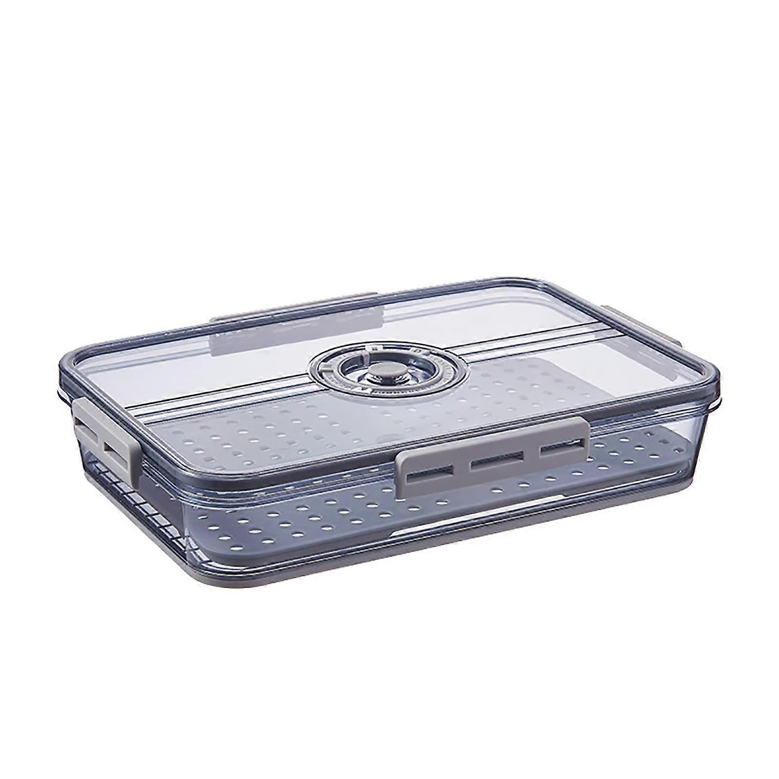 Food Storage Containers With Handles And Lids, BPA Free Plastic, Airtight, Time-Recording Organizer