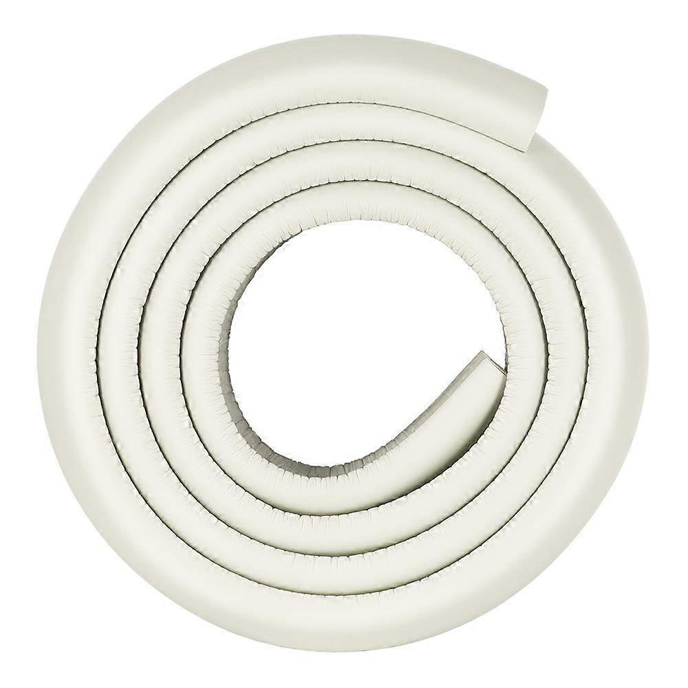 Baby proofing - edge and corner protector - L shape extra thick corner guards, fireplace and cooker protection (6.5 ft, oyster white)