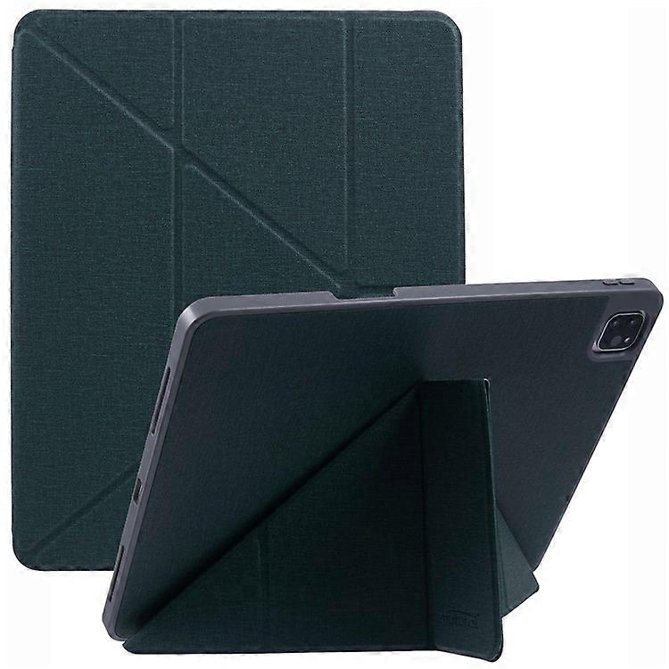 MUTURAL Compatible For iPad Air 13 (2024) / iPad Pro 12.9 (2022) / (2021) / (2020) / (2018) Case Smart Leather Tablet Cover Origam