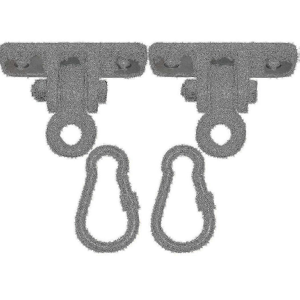 Locking Snap Hooks | Heavy Duty Swing Hook Hangers Trapeze Sets | Static Tension 5000 Lb Capacity