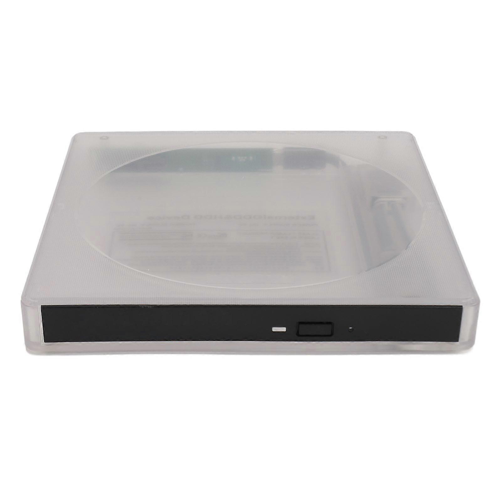 Optical Enclosure Type C USB3.0 5Gbps Clear External CD DVD BD Drive Box Laptop 12.7mm SATA Windows for Linux