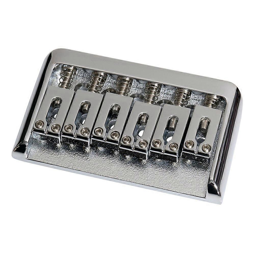 Non-Tremolo Electric Guitar Hardtail for 6 String ,Silver