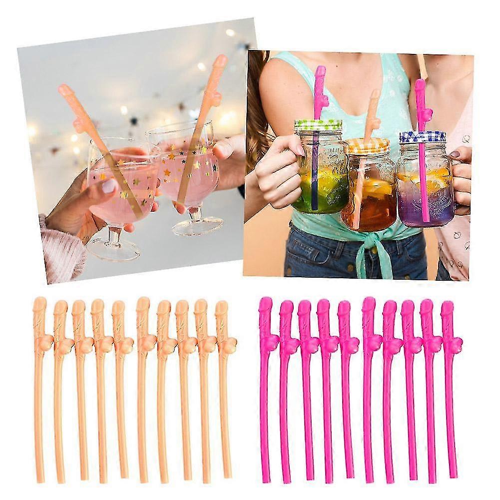 20 عبوة من قش حفلة توديع العزوبية الفريدة للاحتفال بليلة جامحة