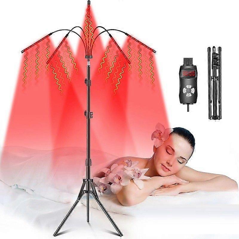 Red Light Therapy, 80/180 Leds Red Light Devices With 15"-60" Adjustable Tripod Stand,far Infrared 850nm Near Infrared 660nm Red Light Lamp