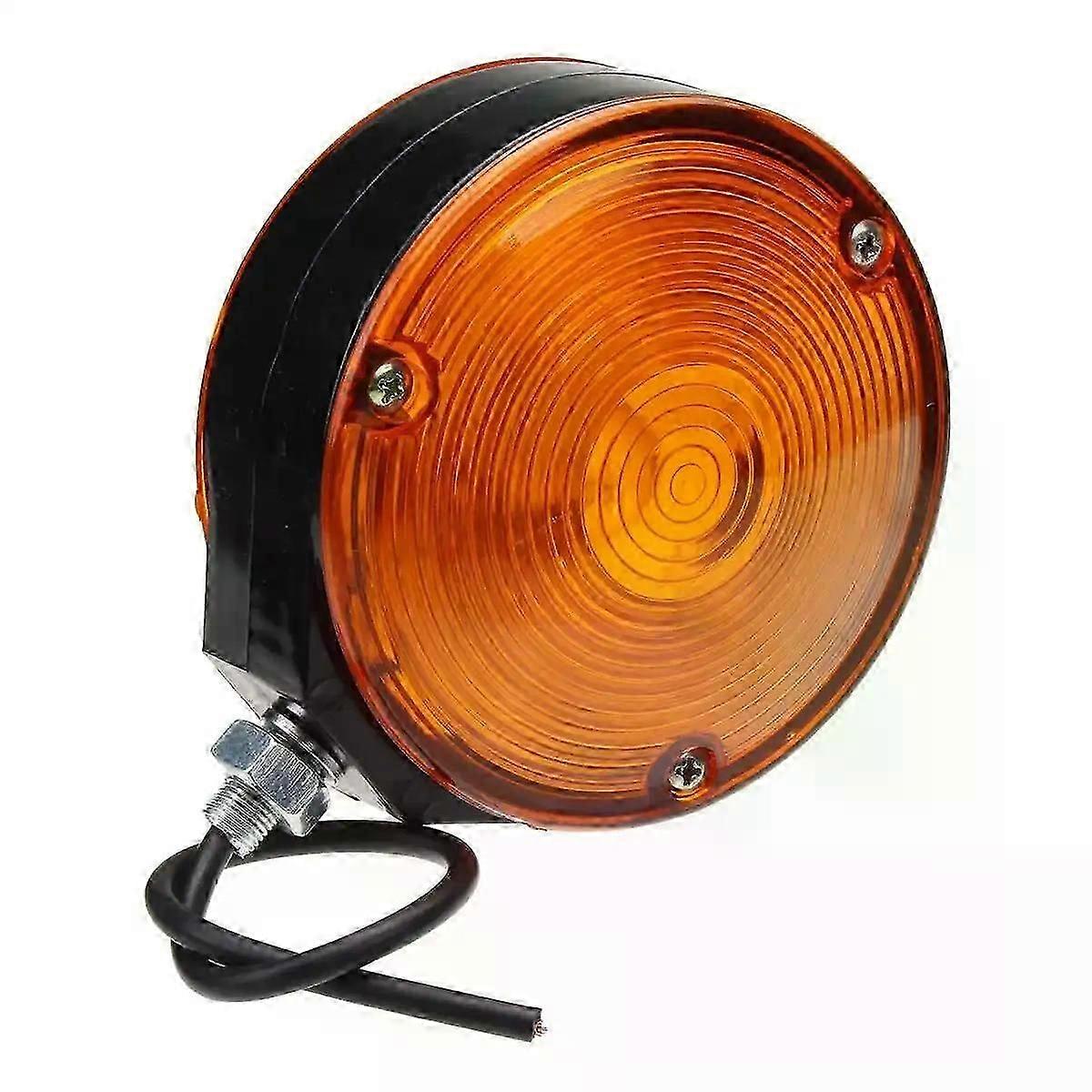 1/2/4X 24V Trailer Truck Lorry Lollipop Earring Amber/Orange Mirror Side Marker Lamp Light Truck Trailer Lorry Caravans Van