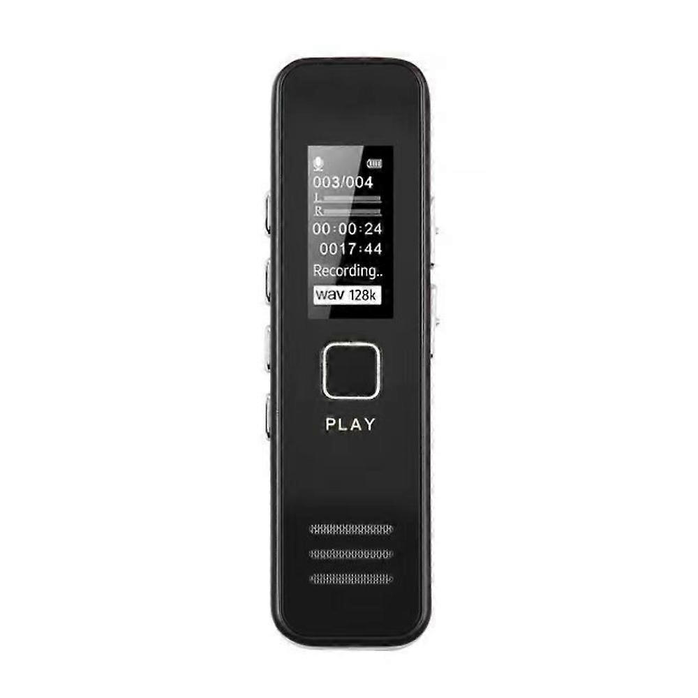 Recorder With Playback, DSP Noise Cancellation, 64GB Digital Voice Activated Recorder, Supports Multiple Audio Formats, And Continuous Recording,