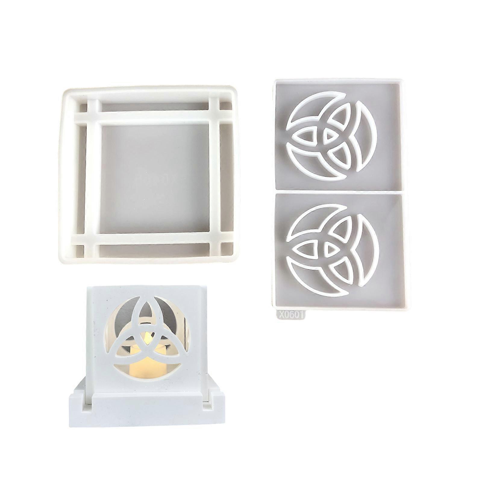 Easy Release Silicone Candle Stand Molds Perfect for DIY Enthusiasts Silicone Molds for Knot Candle Holders Multicolor