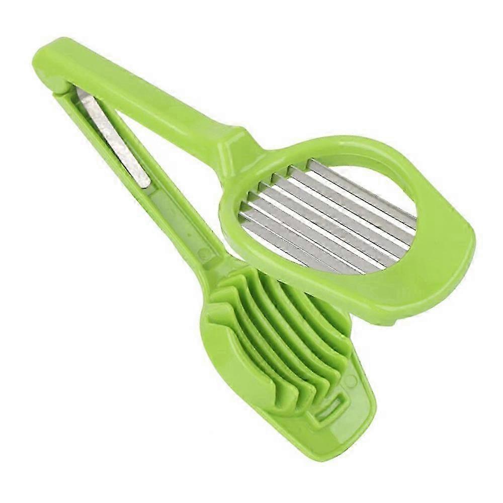 Stainless Steel Egg Slicer, Multi-Function Wire Cutter for Hard-Boiled Eggs, Strawberries, Fruits & Mushrooms
