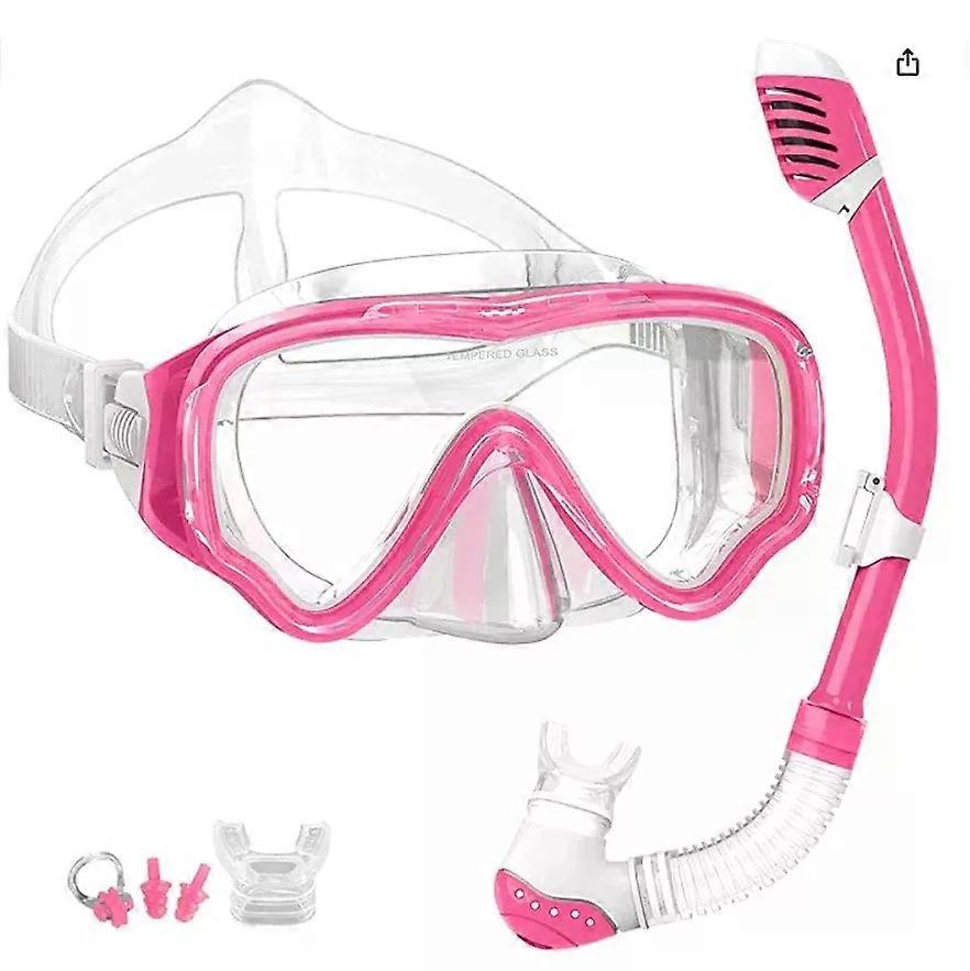 Children's diving mask Children's full face HD diving mask Underwater diving mask set swimming snorkeling equipment for children
