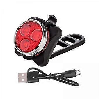 2xLED Dog Collar Light Flashlight Waterproof for Biking Collar Harness Leash Red