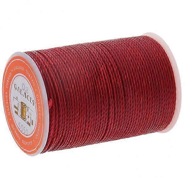 2x 55m 0 . 8mm Polyester Leather Sewing Round Waxed Thread Cord