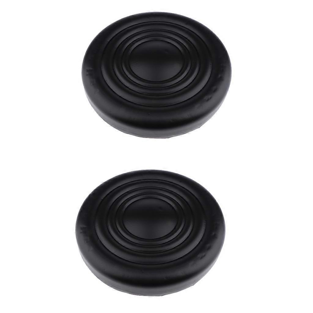 2pcs PU Leather Removable Bar Stool Replacement Cushion Round