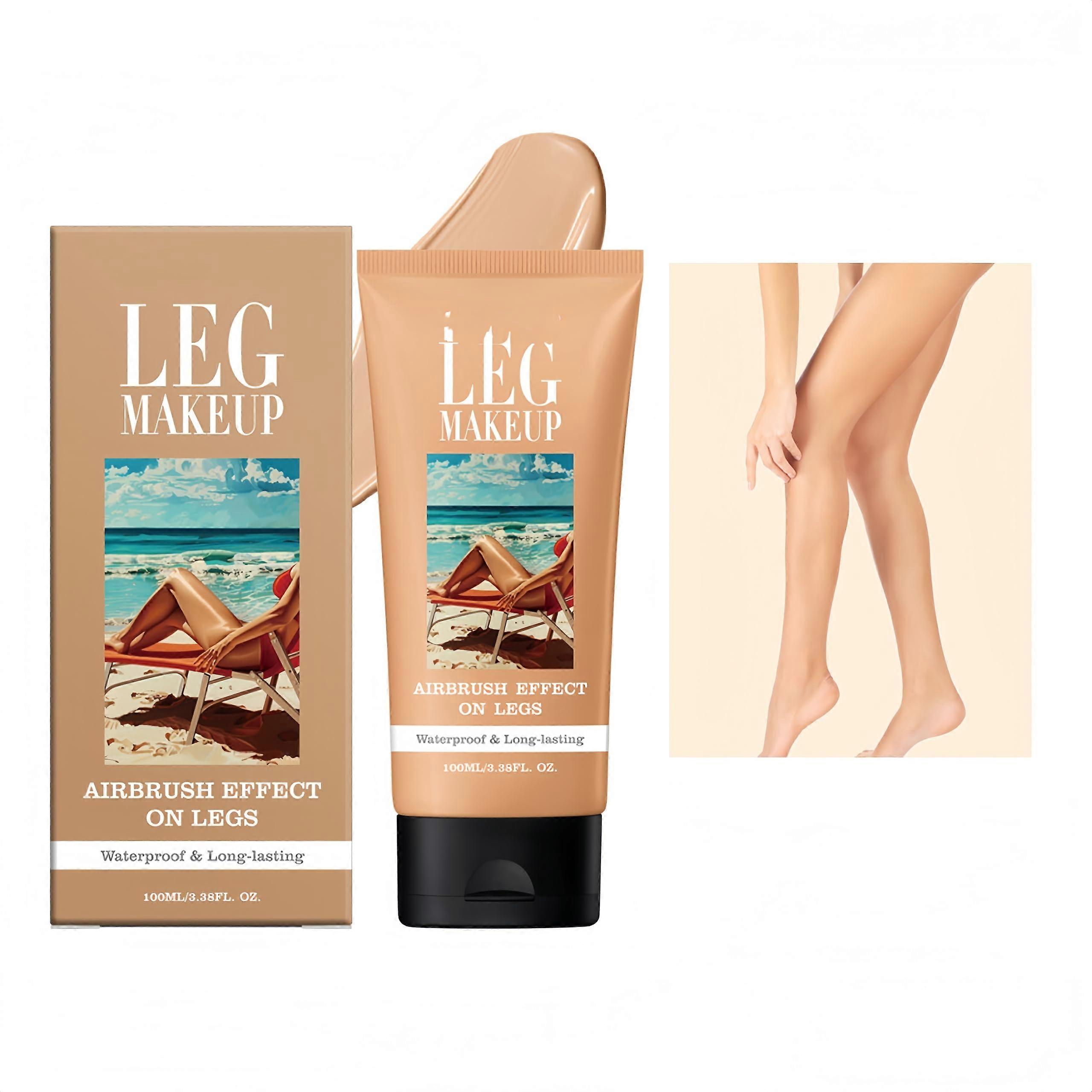 Body Makeup Waterproof No Transfer Long-Term Foundation for Legs Easy Application in Shade 02