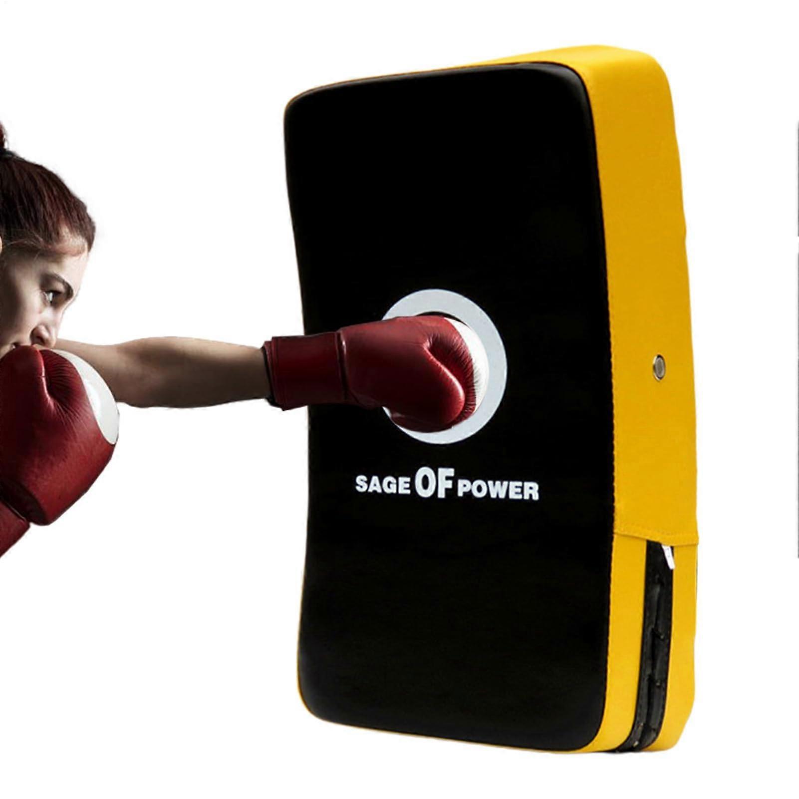 BoxPad, curved training pad, sturdy striking shield, arm target, versatile for Muay Thai
