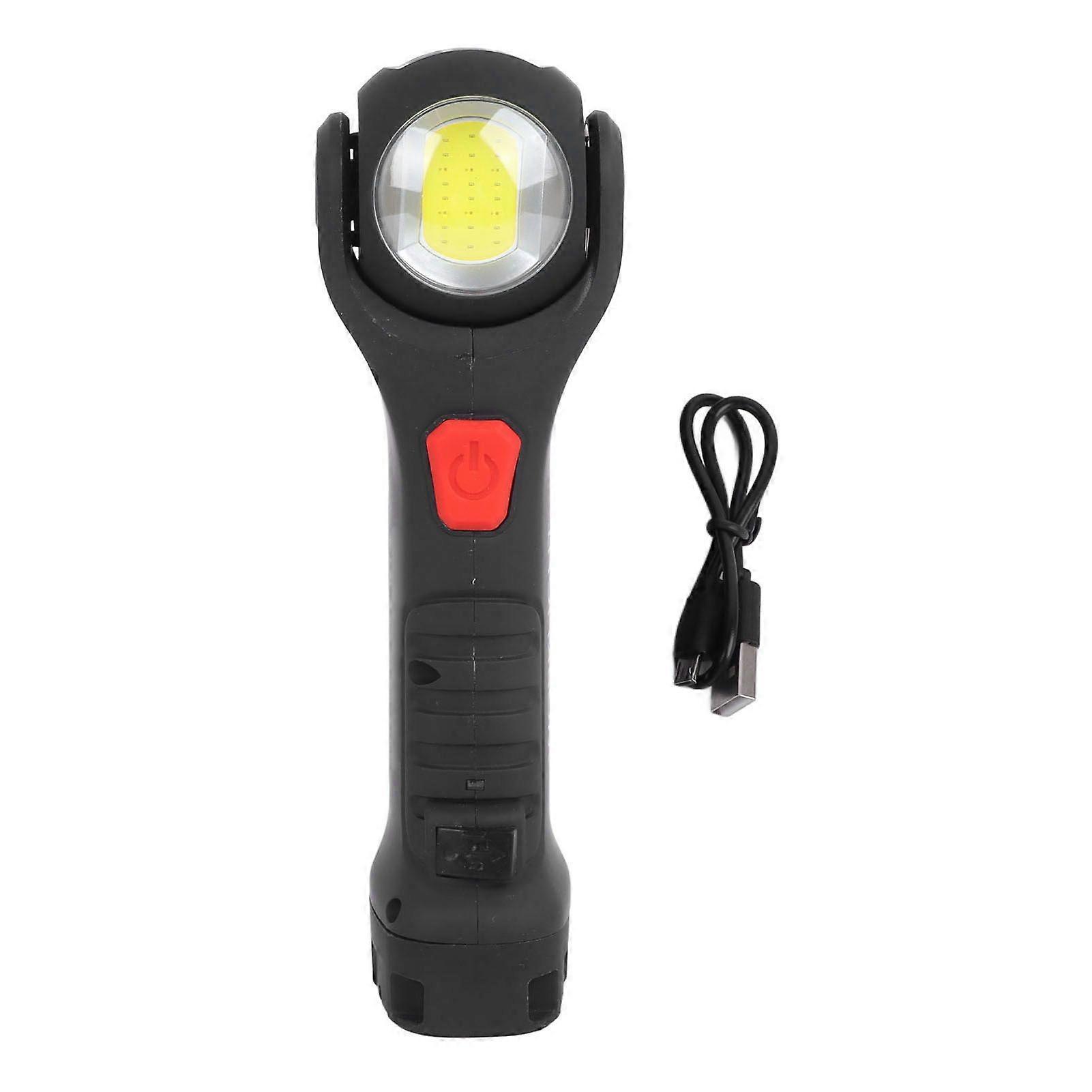 High quality  New style lamp head 360 rotating USB charging strong light