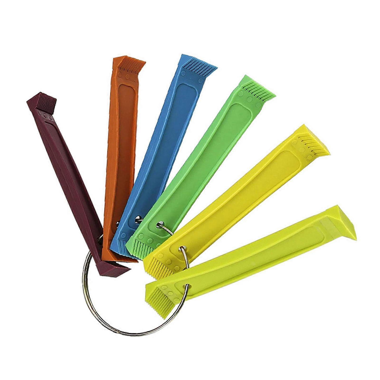 Cleaner Brush Fin Comb Tool Set Plastic Coloured Air Conditioning Radiator Fin Comb Straightener Condenser Coil Fin Comb Straightening Ref: 3329