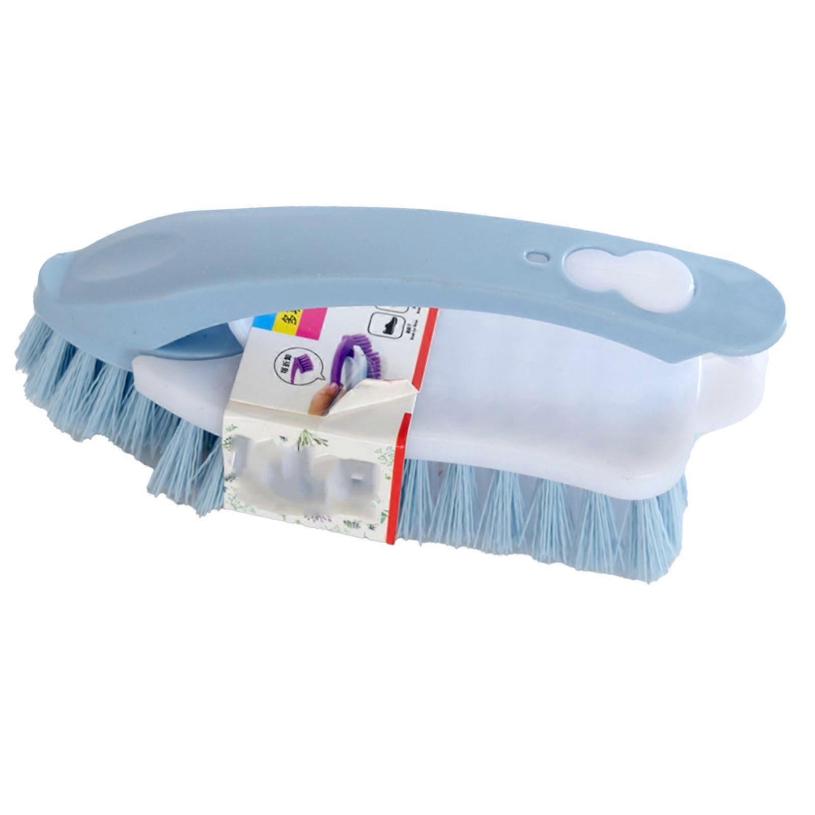 2 in 1 Cleaning Brush Multifunctional Handheld Removable Scrubbing Brush Gaps Brush Scrubber Shoe Brush Blue 