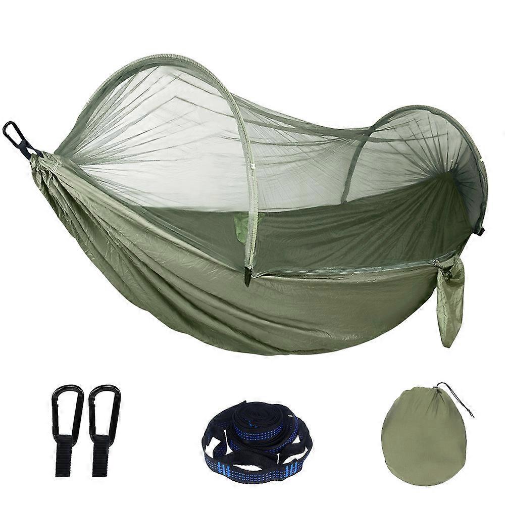 Outdoor Quick-Open Mosquito Net Hammock Camping Nylon Mesh Anti-Mosquito