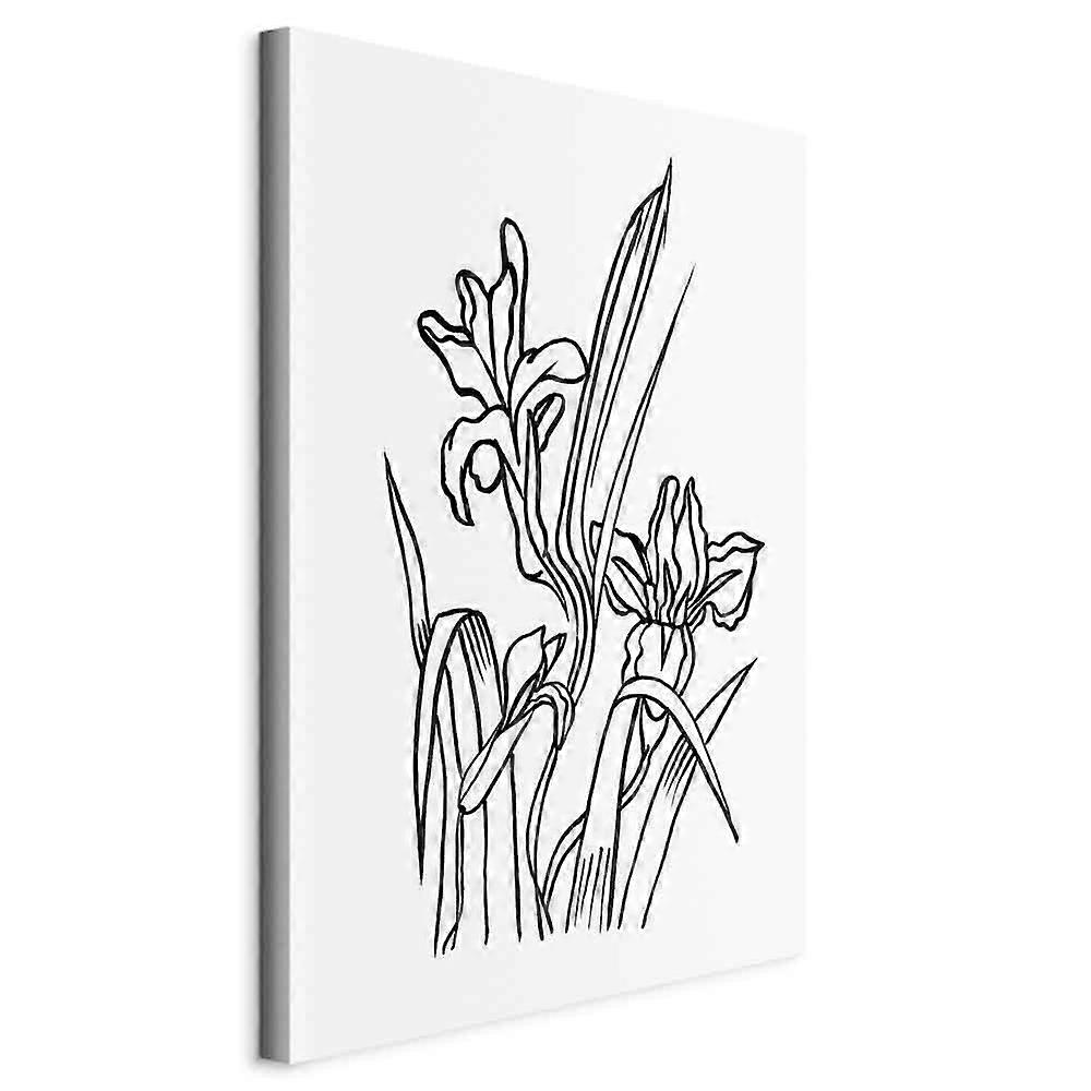 Canvas Print – Love Iris (1 piece) Vertical