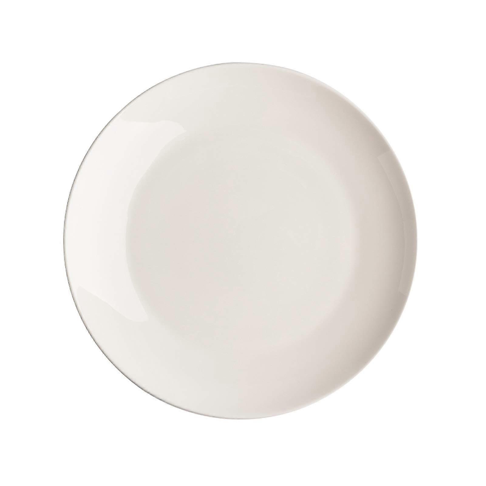 white round dinner plate for everyday use, perfect for steak