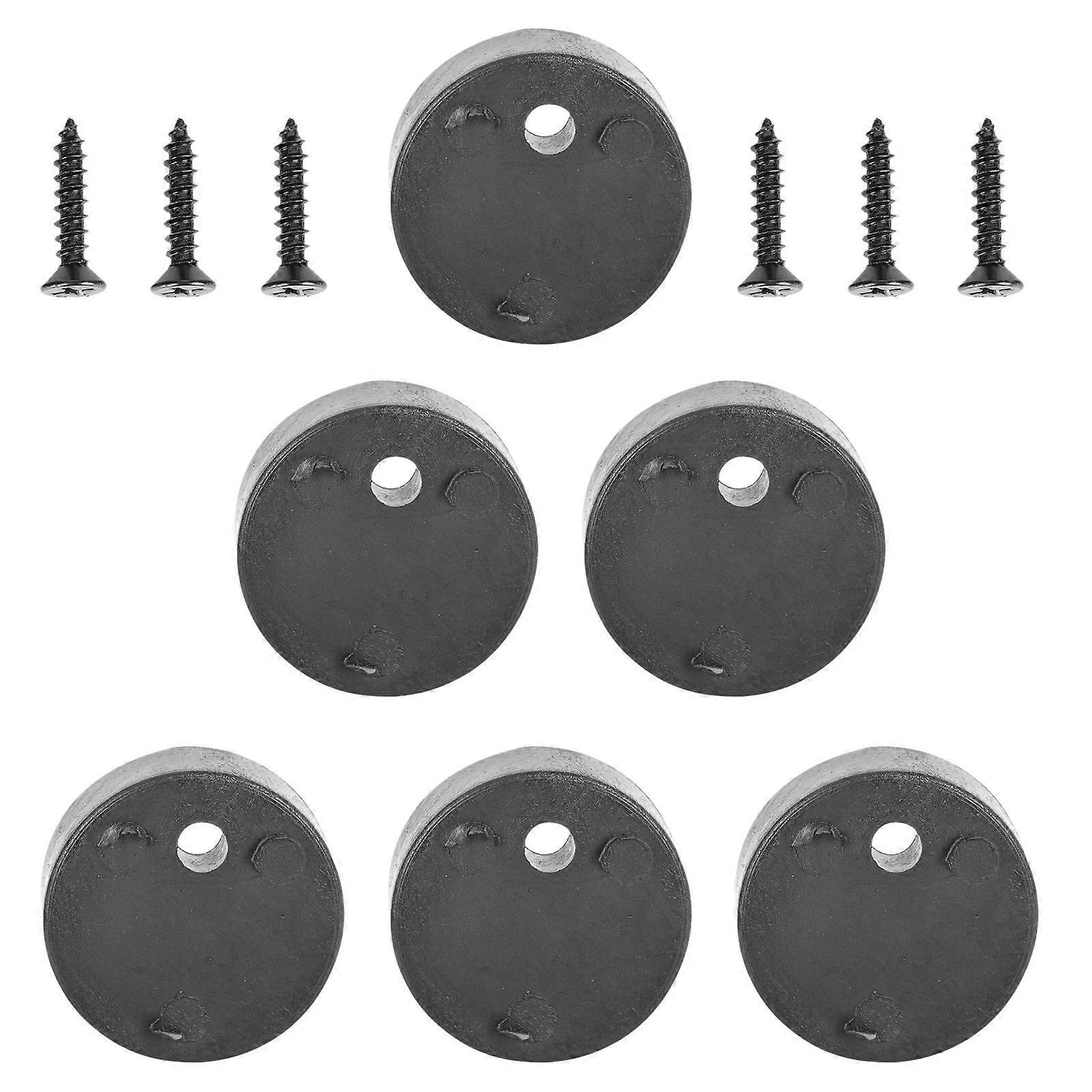 Durable Barn Door Derailment Blocks Set Pom Black Jump Prevention for Sliding Doors Easy Installation Hardware Parts