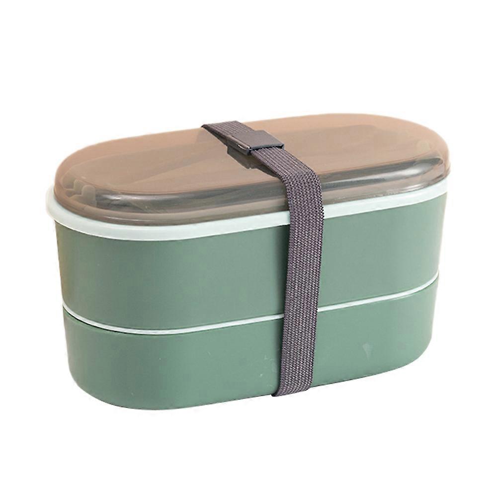 Adult Bento Lunch Box Rectangular Shape Sealing Microwave Safe 1Set