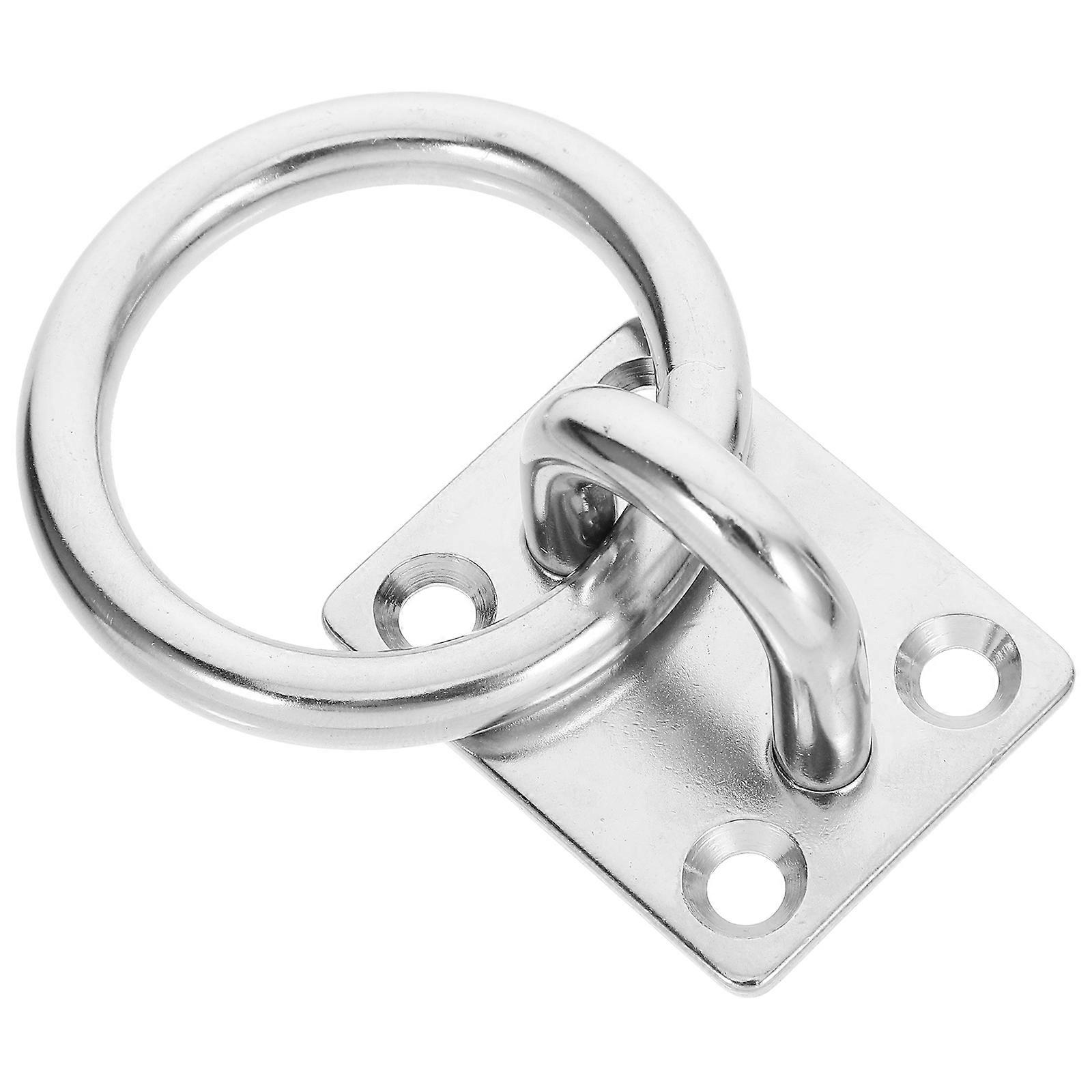 Stainless Steel Pad Eye Plate Hook Ceiling Anchor for Secure Hanging, Quick Installation, Heavy Duty Performance, Modern Design for Versatile