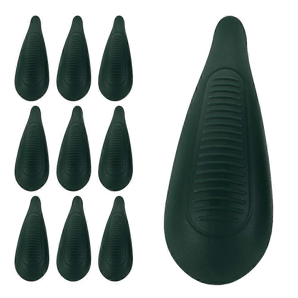 Clothes Hangers Extensions Plastic Hanger Shoulder Pads For Closet Use Green 12.00X4.30X2.00CM Shoulder Expansion 8Pairs