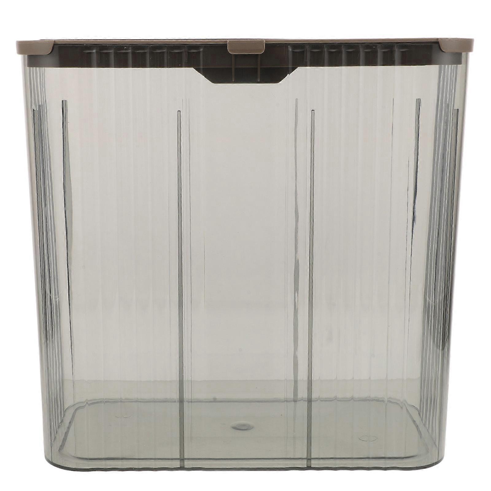 Garbage Storage Trash Bin Container Easy to Use Modern Design For Office Use 1Set