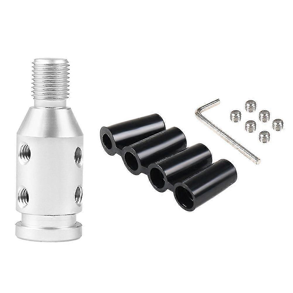 Hopeup M10 X 1.5 Car Auto Universal Aluminum Gear Shift Knob Adapter Threaded Shifter Edition 0620