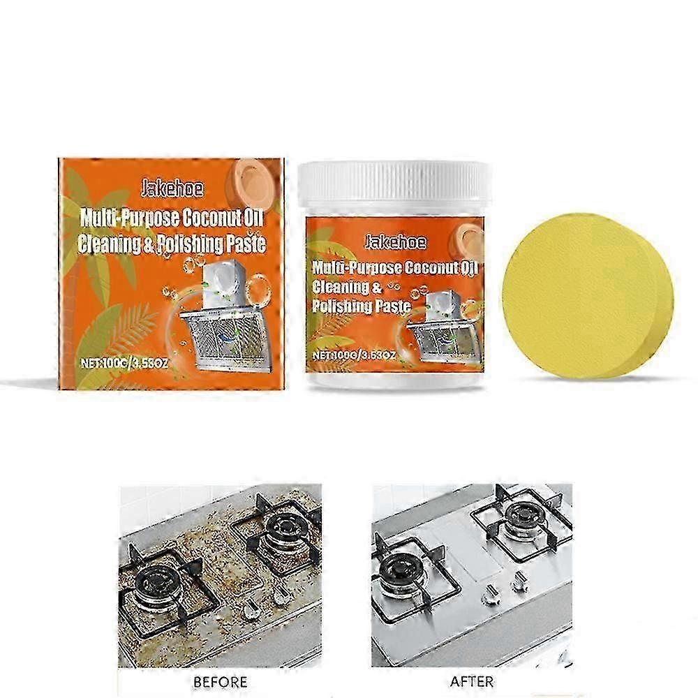 1-3pcs Multi-Purpose Coconut Oil Cleaning & Polishing Paste