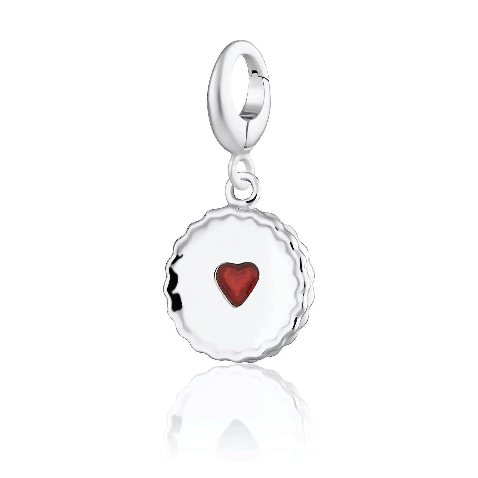 Silver Jammie Dodger Charm CSJAM