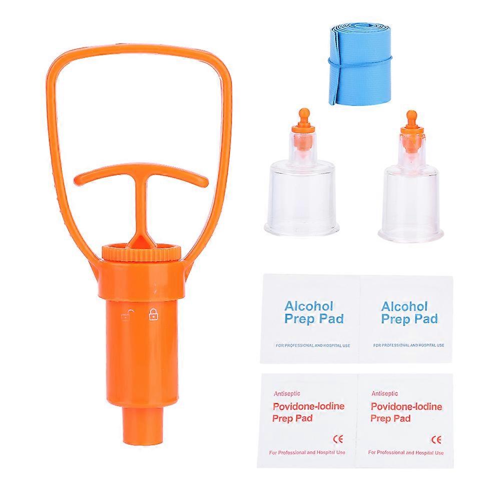 Outdoor Emergency Venom Suction Pump, First Aid Kit for Snake and Bee Bites