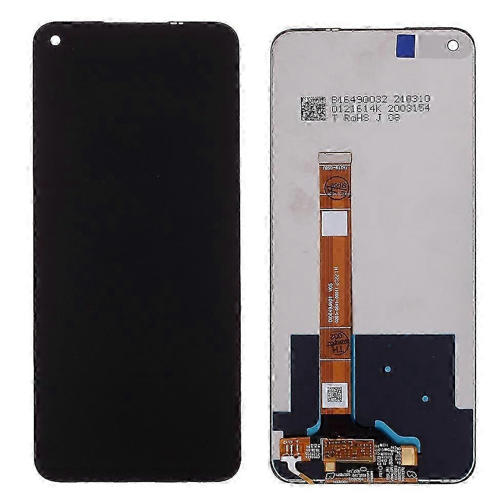 OPPO A72 LCDスクリーンおよびデジタイザーアセンブリスペア交換部品(ロゴなし)-ブラックSZRH