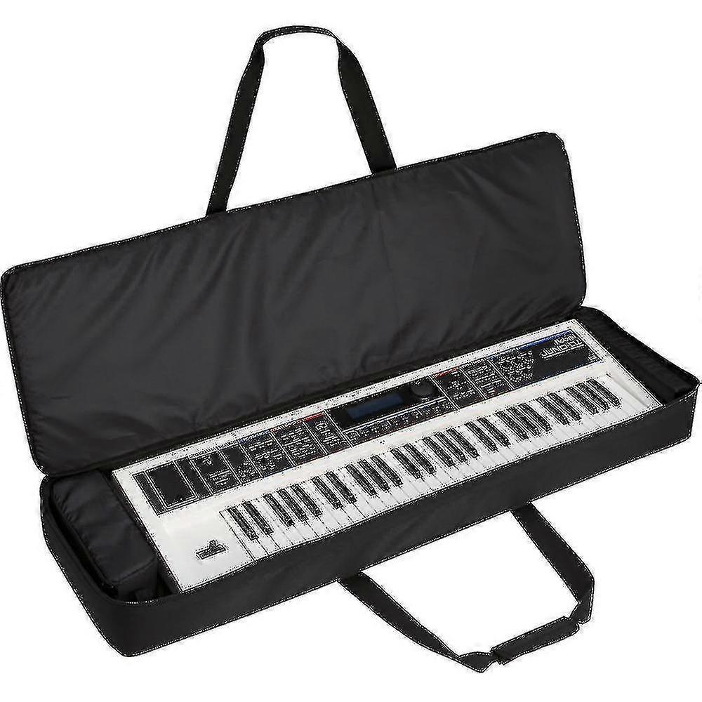 Black Protective 61-Key Electronic Keyboard Padded Carrying Case - Perfet