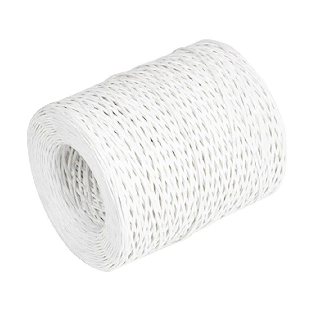 Fil pour compositions florales Fil floral Fil de reliure Facile à plier 210M Blanc 1 Rouleau