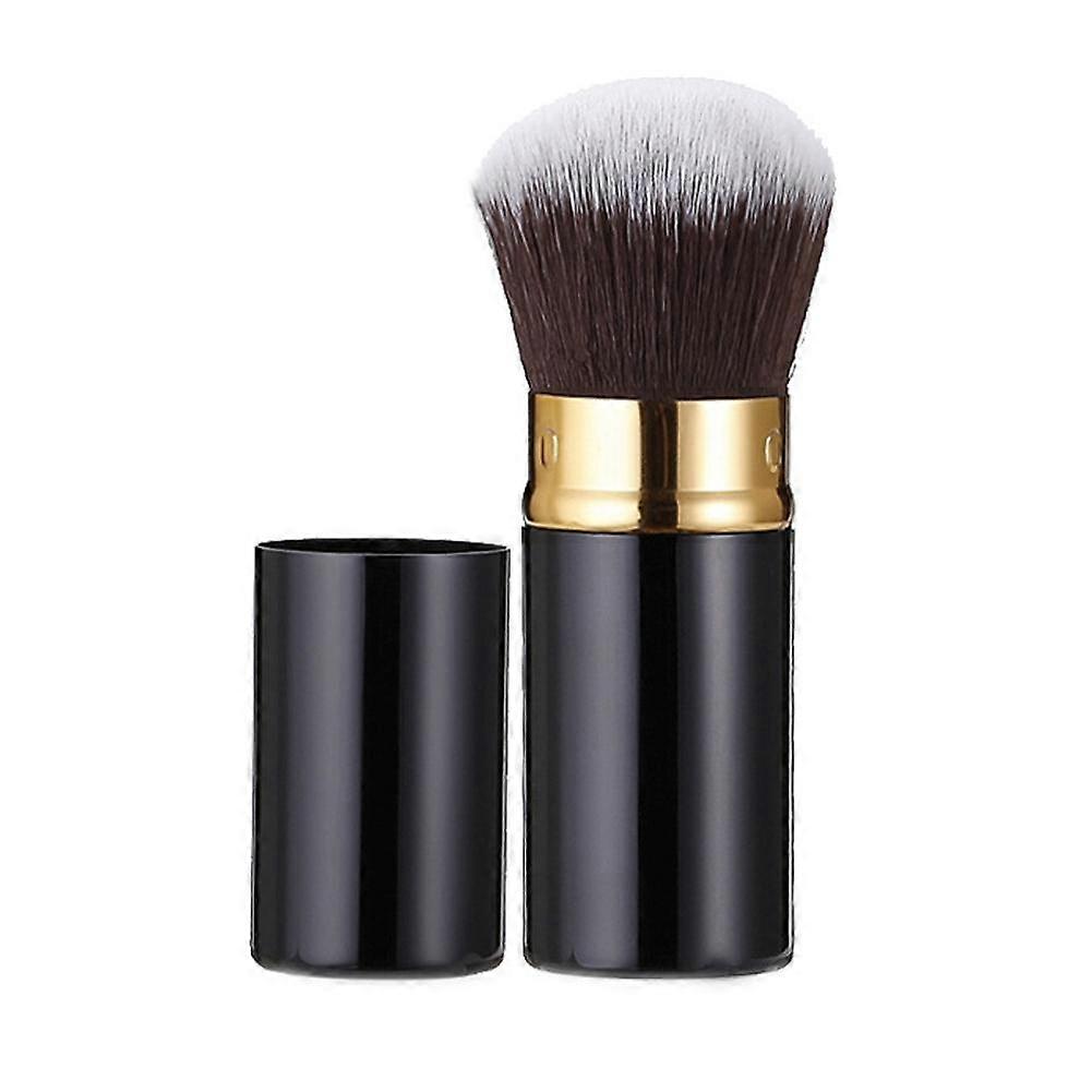 Portable Single Large Retractable Powder Brush Makeup Tool