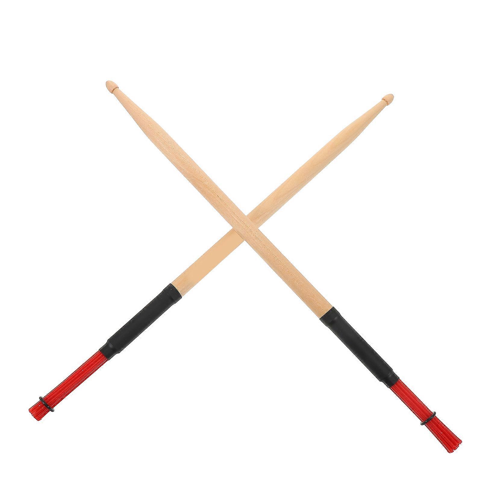 Musical Instrument Drumstick Ergonomic Handle Beginners 41.50X1.50X1.50CM Maple Wood 1 Pair