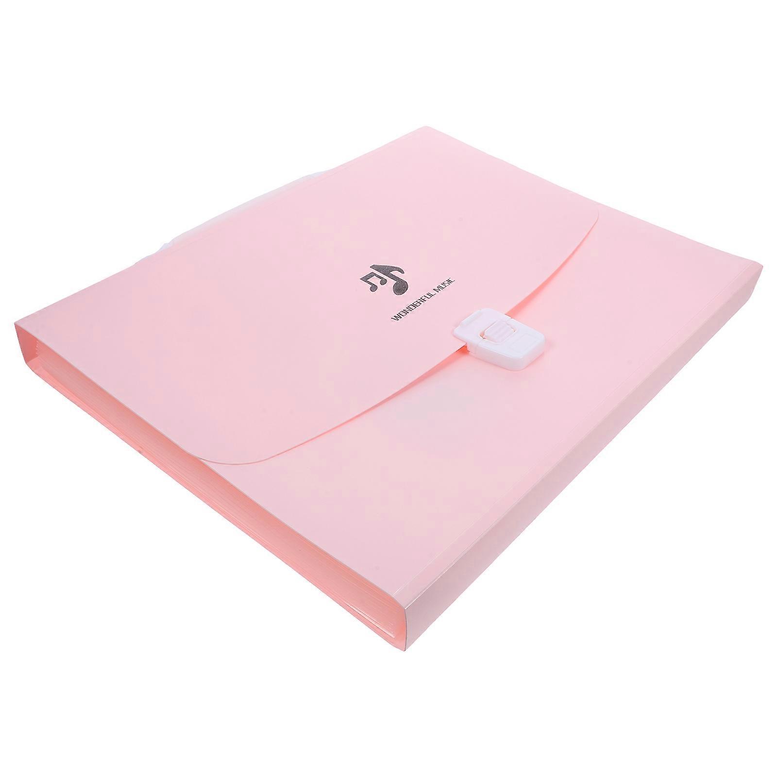 Document Organiser Bag File Folder Plastic Document Organizer Portable Home Use 1Set