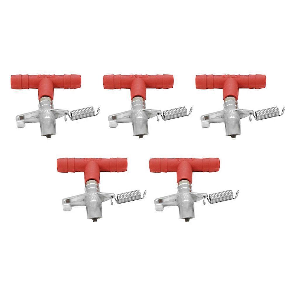 Spring Type Rabbit Water Feeder for Daily Use Tightening Sealed Pad 4.50X4.20X0.80CM 5Set