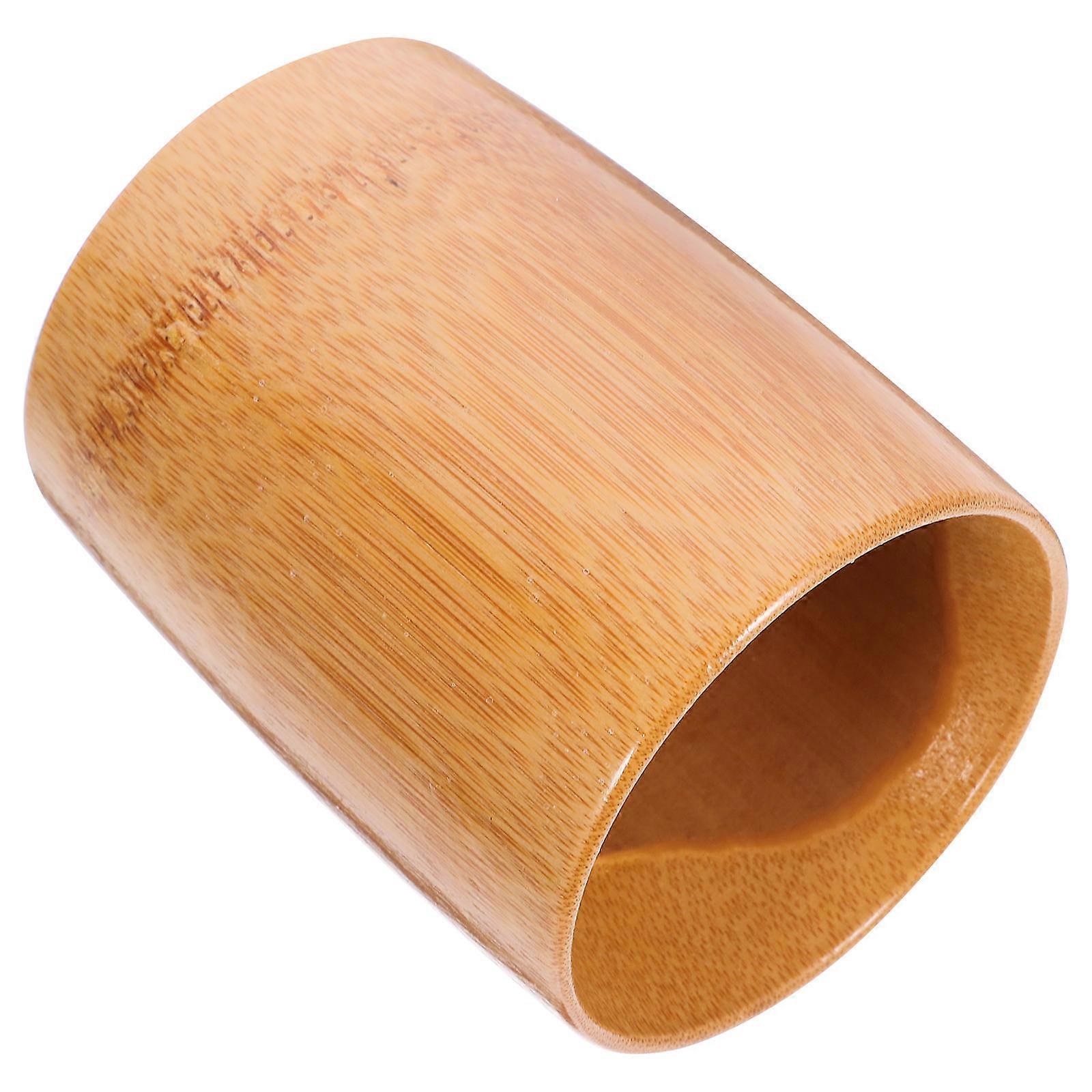 Rice Measuring Bamboo for Home Kitchen Storage and Measuring Cylindrical Shape Simple Style 1Pack