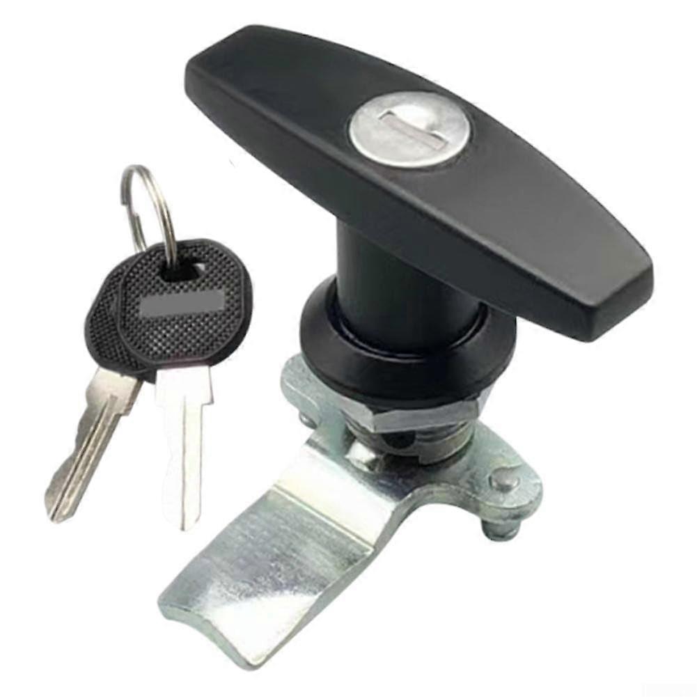 T-Griffschloss Security Solution in Zinc Alloy for Air Purifiers and Industrial Use, Black Finish