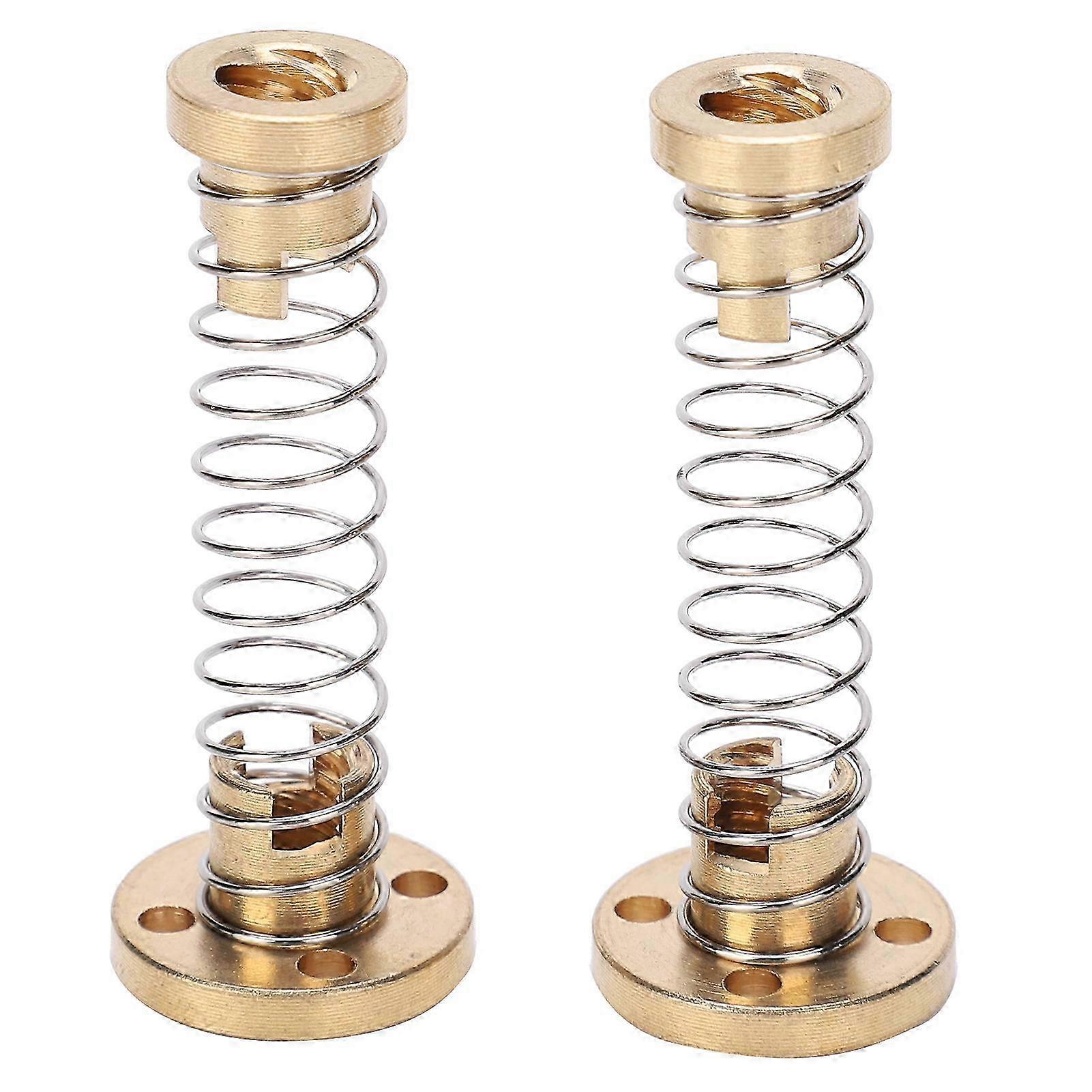 For 3D Printer Accessories Eliminate Nut T8 Anti Clearance Spring Brass Lead Thread Nut