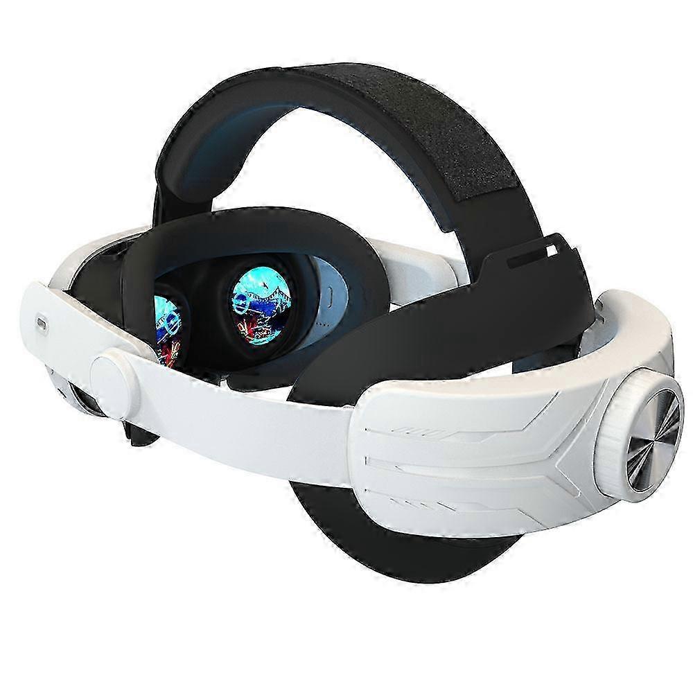 Comfortable headband for compatible VR devices, lightweight replacement strap accessory, designed to reduce facial pressure