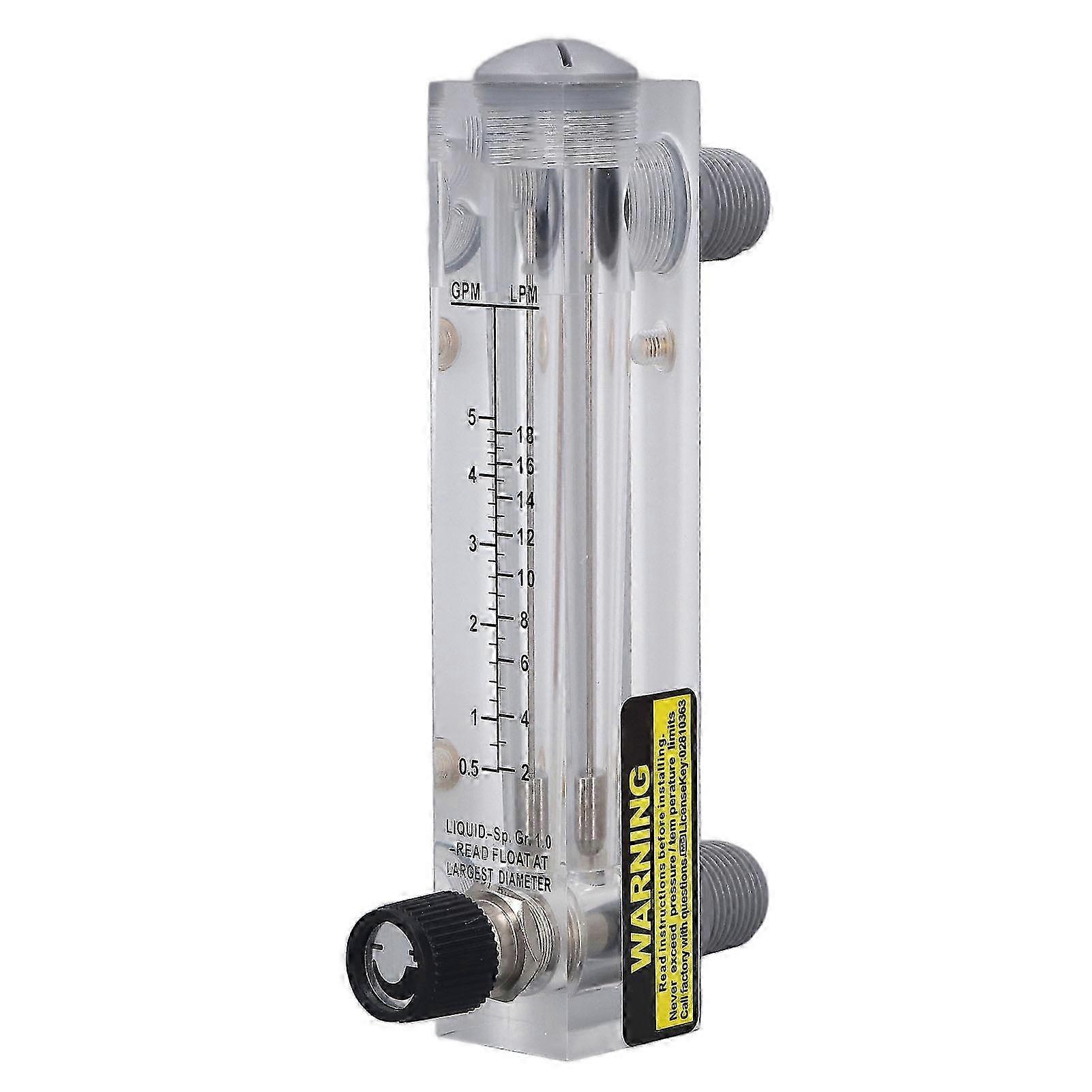 Adjustable Acrylic Transparent Liquid Flow Meter Panel for Industrial Agriculture Use
