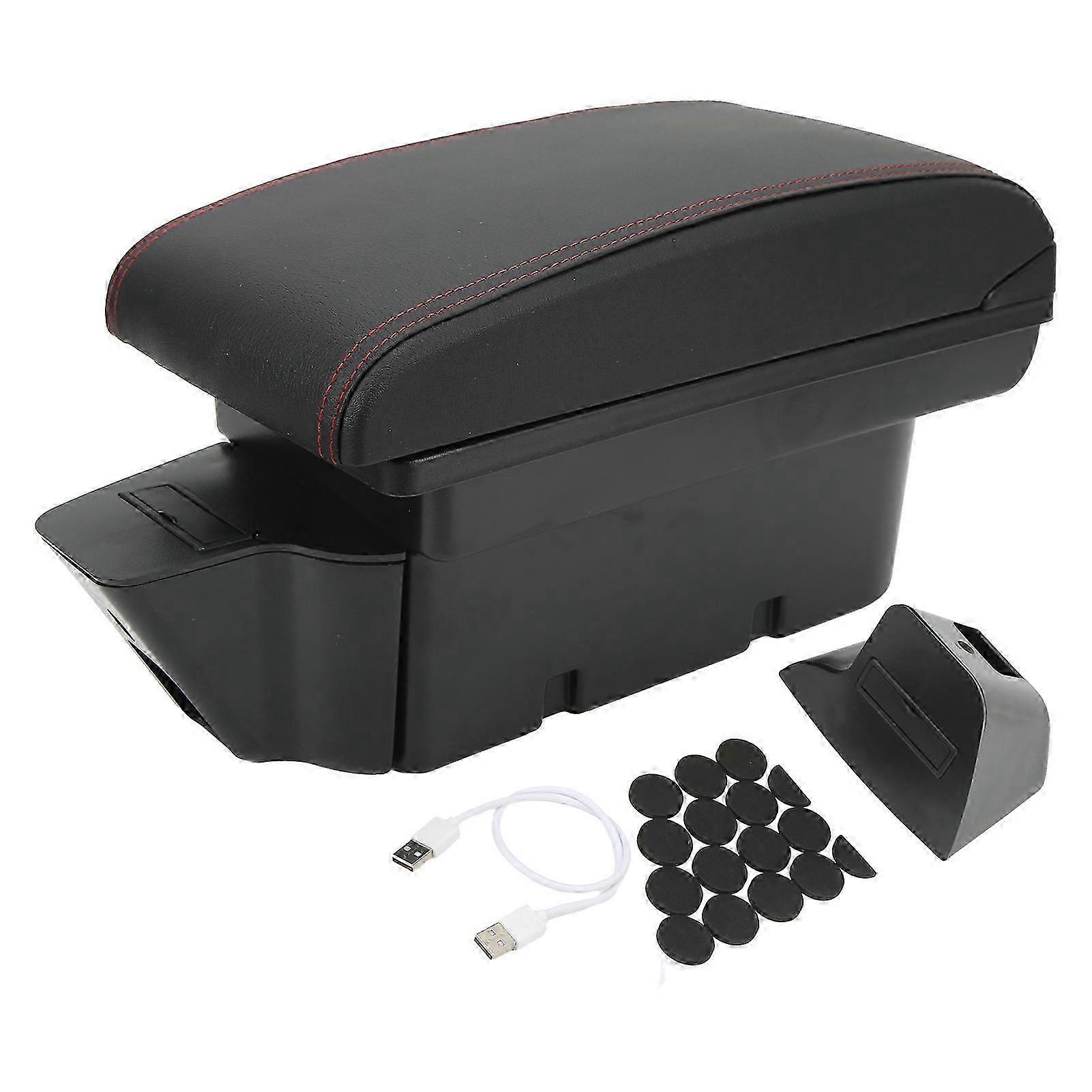 Center Console Armrest Box USB Port Relieve Arm Fatigue Large Capacity Replacement for Subaru Brz
