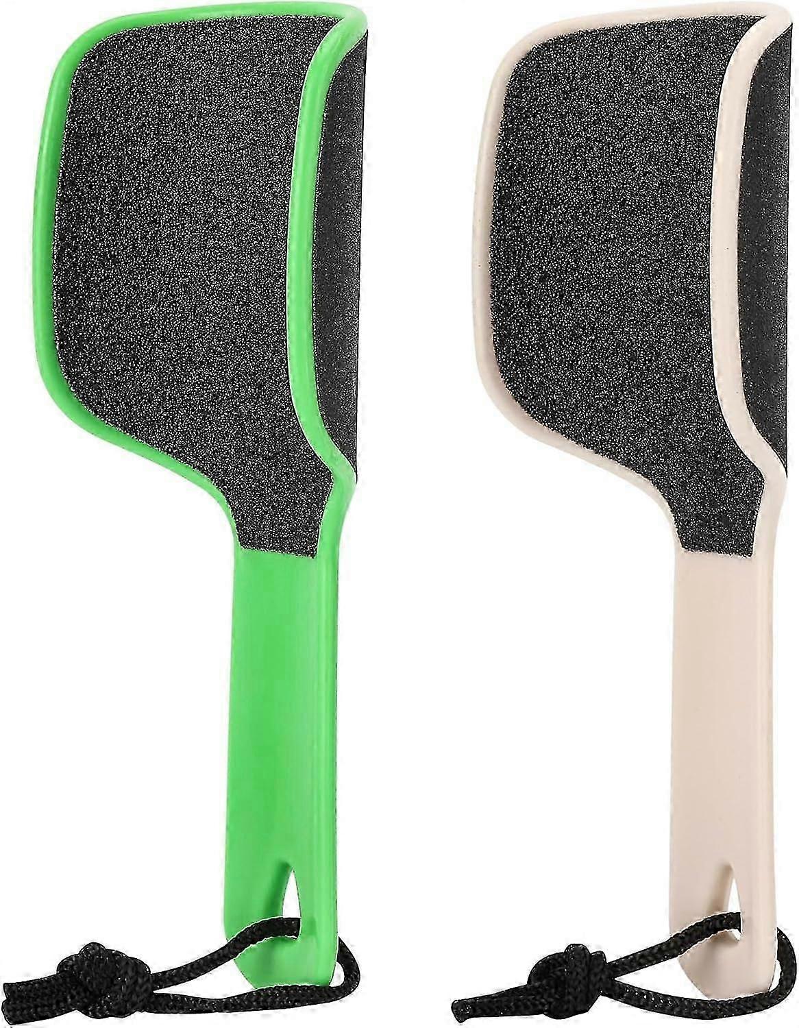 2 Pcs Curved Foot File Callus Remover for Feet, Double Sided Heel File Scraper Foot Scrubber Dead Skin Remover