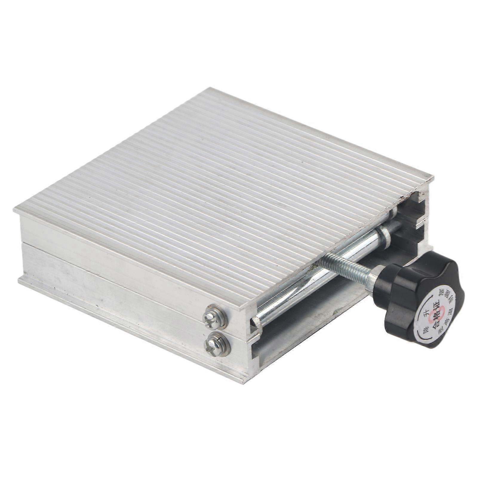 100x100mm Aluminum Alloy Manual Fine Adjustment Laboratory Lifting Table Platform Stand Rack 100% Aluminum Alloy Strong and Durable