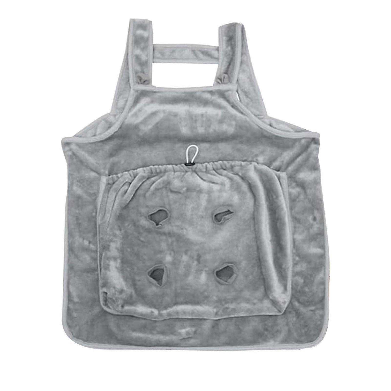 Cat Apron Carrier Portable Cat Wrap with Holes for Indoor Outdoor Travel